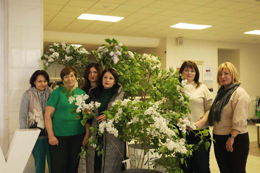 События НИУ «БелГУ» в белгородском госуниверситете зимой зацвела сирень